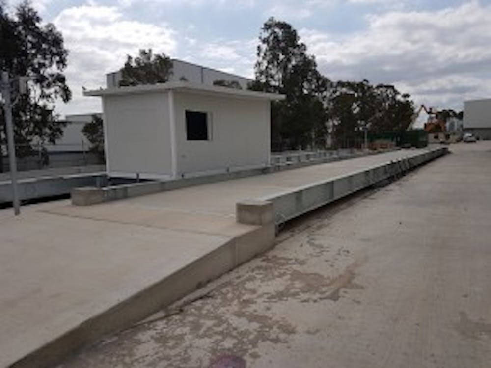 BLOGS Concrete-Weighbridges-at-Sydneys-latest-Building-Product 34m-x-35m-single-deck-300x225